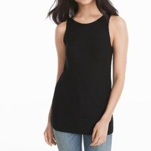 WHITE House Black Market Sleeveless Sweater XS
